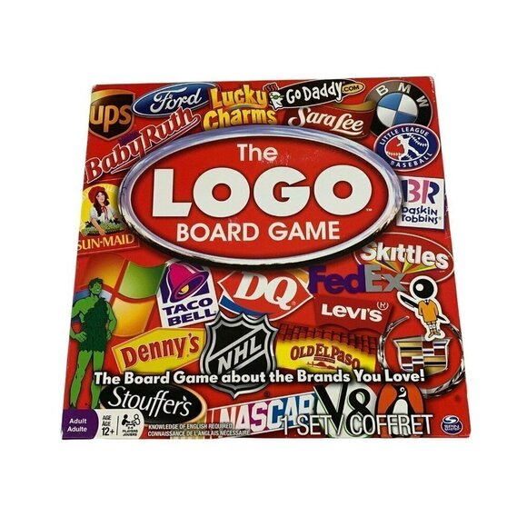 Spin Master "The Logo Board Game" 1st Edition Brand Knowledge 12 years and up - Picture 1 of 5